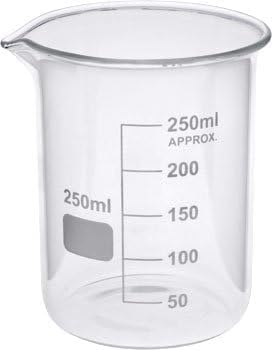 Borosilicate Glass Beaker 250 ml (PACK OF 2 PCS.)
